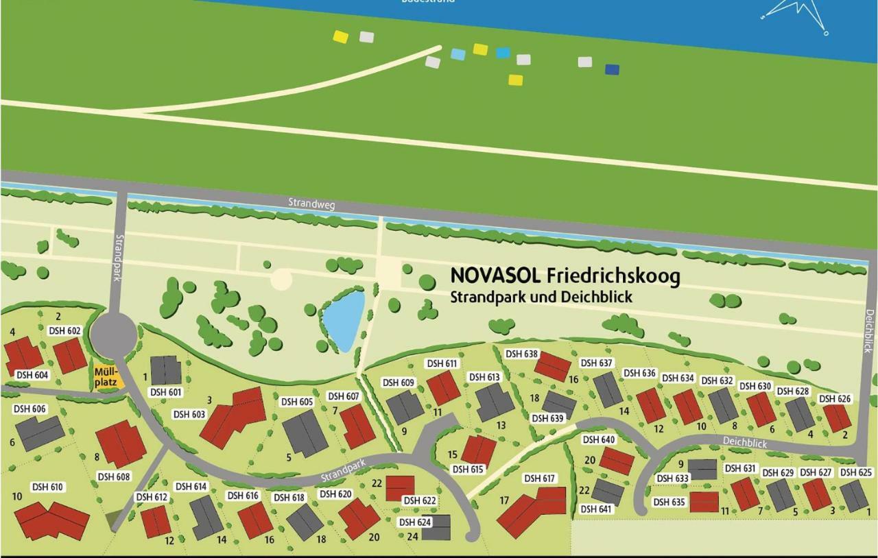 Friedrichskoog-Deichblick 7 Villa Kültér fotó